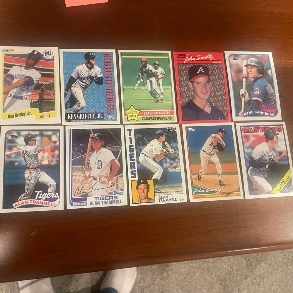 Mixture of baseball greats.  1980’s - 1990’s.